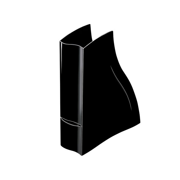 Revistero Cep Ellypse Plastico Negro