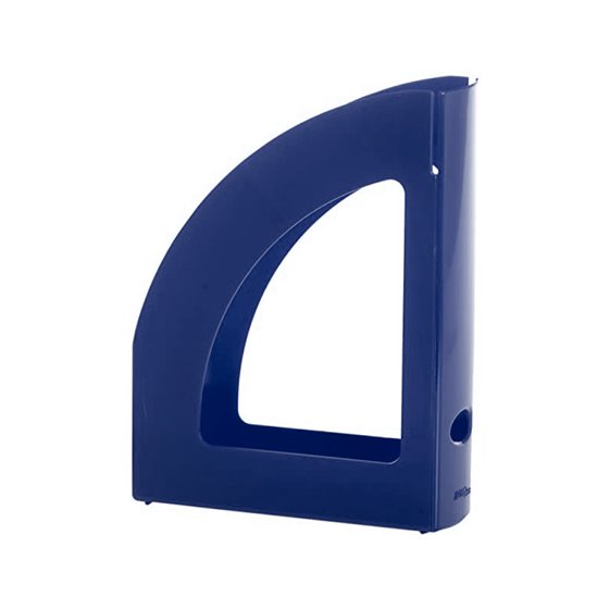 Revistero Archivo 2000 Antimicrobiano Sanitized Poliestireno Lomo 80 Mm Azul 250X80X320 Mm