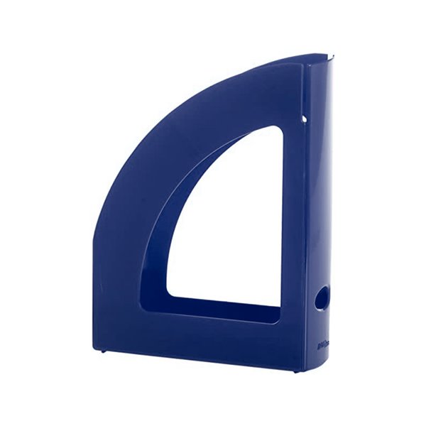 Revistero Archivo 2000 Antimicrobiano Sanitized Poliestireno Lomo 80 Mm Azul 250X80X320 Mm