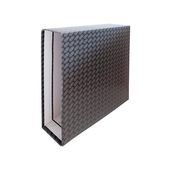 Caja Archivador De Palanca Carton Forrado Elba Din A4 Lomo 85 Mm Negro