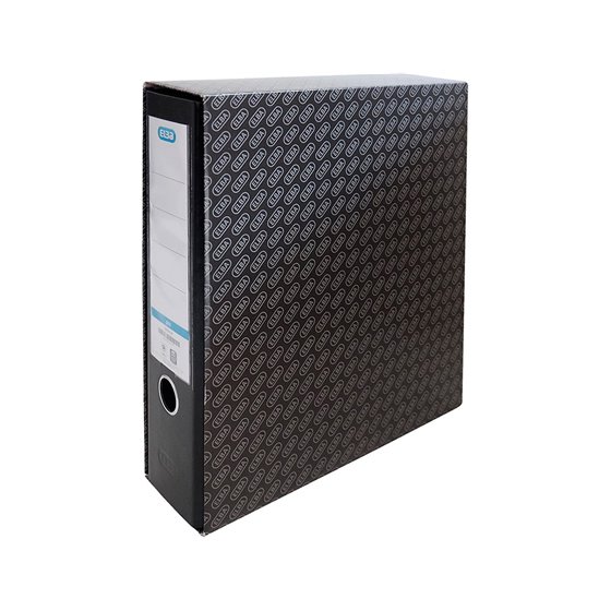 Caja Archivador De Palanca Carton Forrado Elba Din A4 Lomo 85 Mm Negro