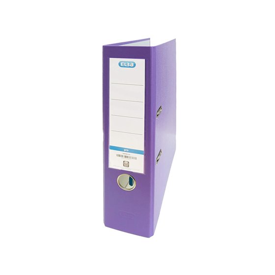 Archivador De Palanca Elba Carton Forrado Pvc Con Rado Top Folio Lomo 80 Mm Violeta