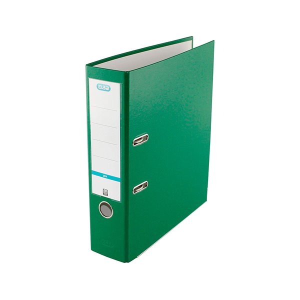 Archivador De Palanca Elba Top Carton Compacto Polipropileno Con Rado Din A4 Lomo De 80 Mm Verde