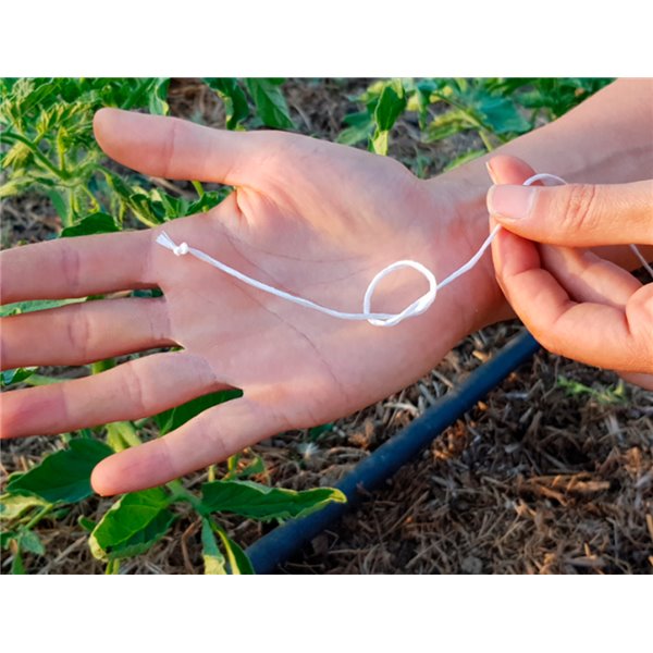 Cuerda Rafia Liderpapel Color Blanco Rollo De 600 Metros