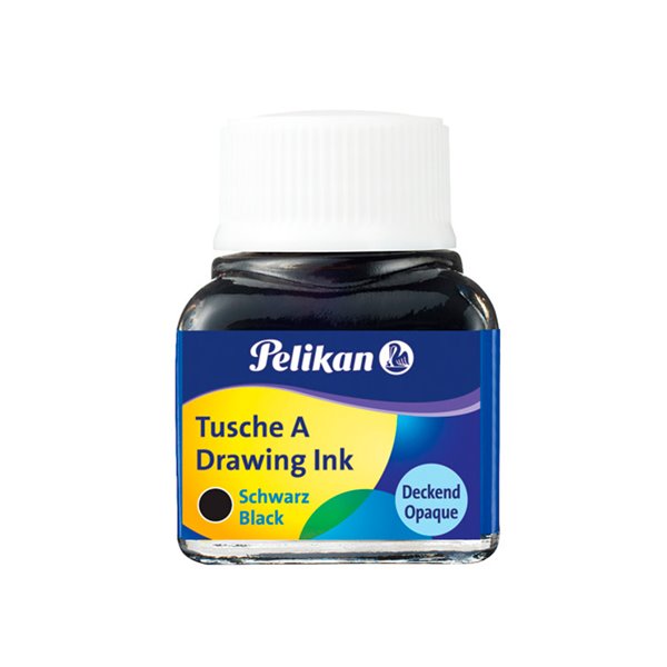 Tinta China Pelikan Negra Bote De 10 Ml