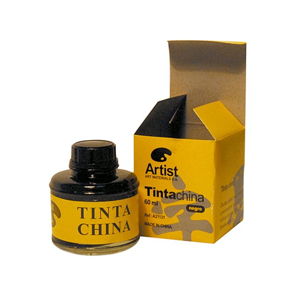 Tinta China Artist Negra Bote 60 Ml