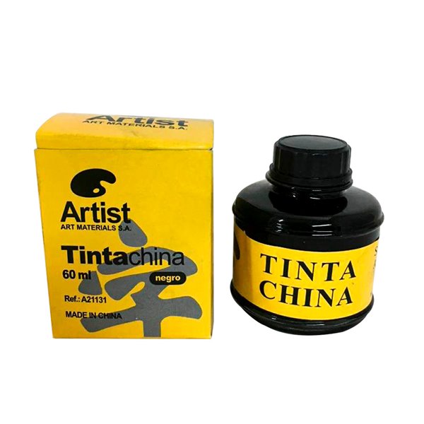 Tinta China Artist Negra Bote 60 Ml
