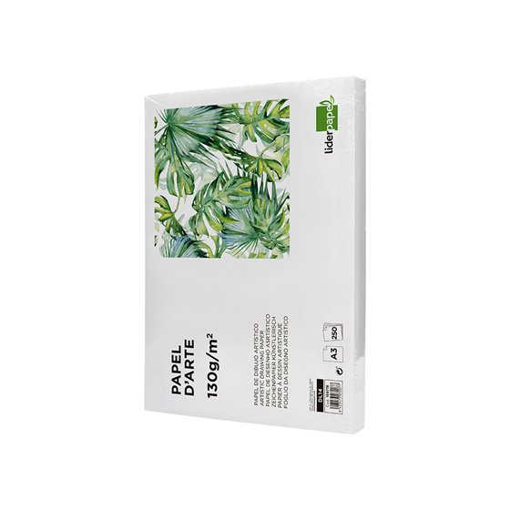 Papel Dibujo Liderpapel 297X420 Mm 130 Gr Sin Recuadro Din A3 Hoja