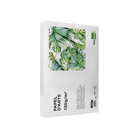 Papel Dibujo Liderpapel 297X420 Mm 130 Gr Sin Recuadro Din A3 Hoja
