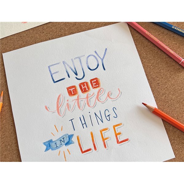 Lapices De Colores Stabilo Acuarelables Original Arty Estuche Metalico De 24 Colores Surtidos