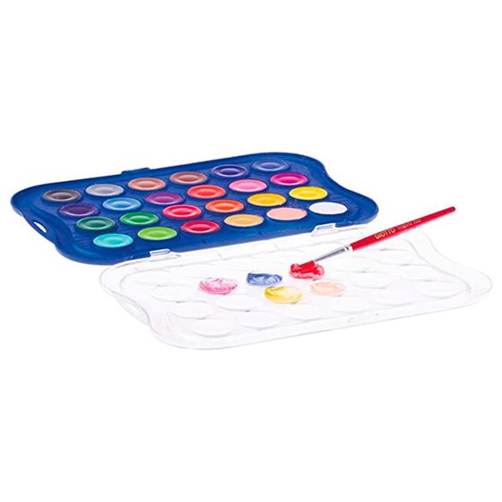 Acuarela Giotto 24 Colores Estuche De Plastico