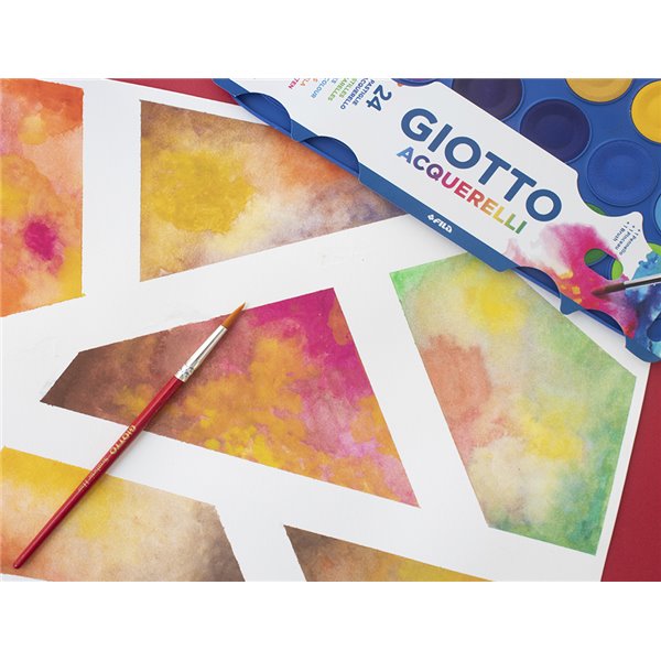 Acuarela Giotto 24 Colores Estuche De Plastico