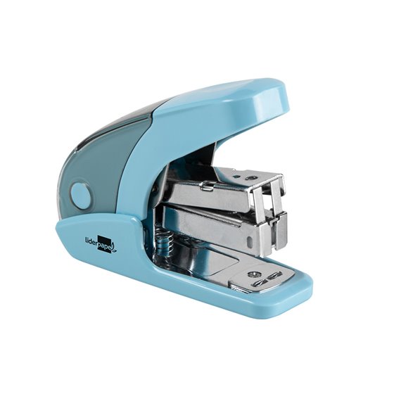 Grapadora Liderpapel Micro Con Regalo De Caja De 1000 Grapas 24/6 26/6 Capacidad 20 Hojas