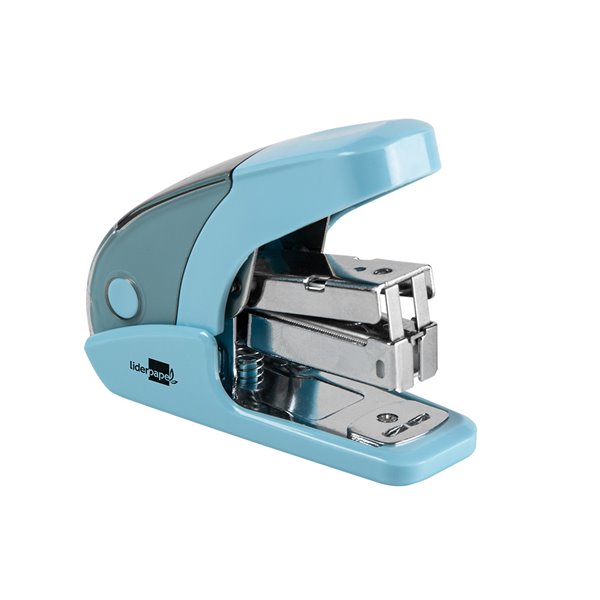 Grapadora Liderpapel Micro Con Regalo De Caja De 1000 Grapas 24/6 26/6 Capacidad 20 Hojas