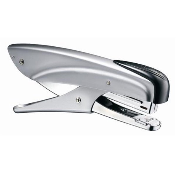 Grapadora Maped Universal Metalica De Tenaza Capacidad 20 Hojas Usa Grapas 26/6 En Blister