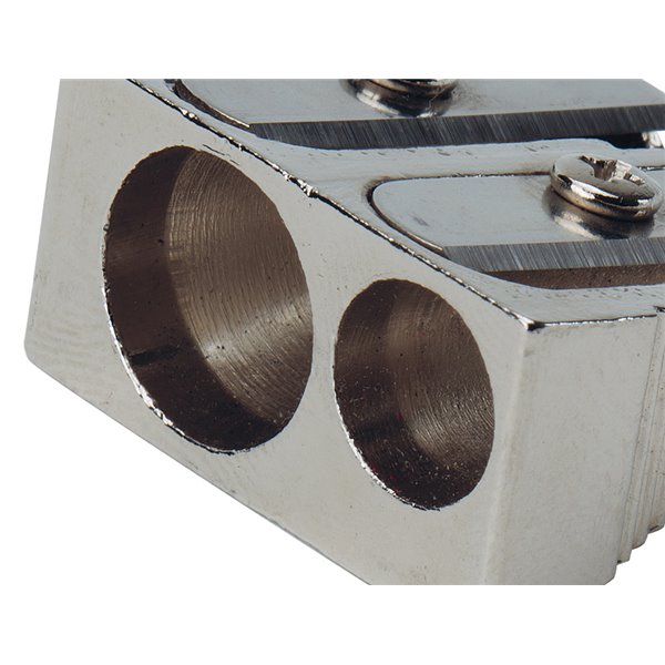 Sacapuntas Q-Connect Metalico 2 Usos Cuña