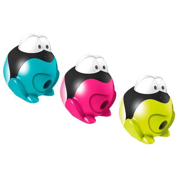 Sacapuntas Maped Plastico Croc Croc Signal Con Deposito 1 Uso Colores Surtidos