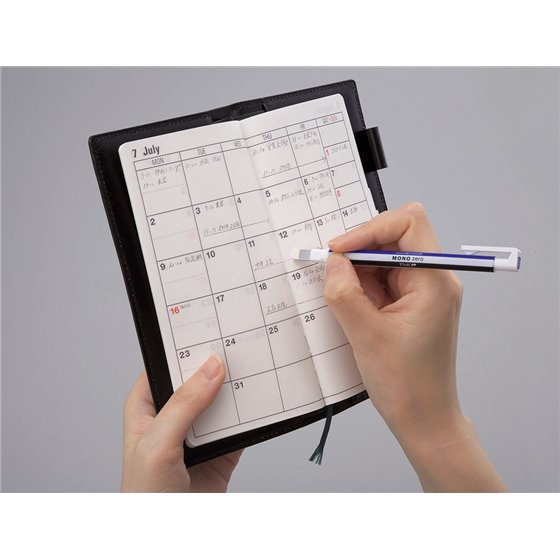 Portagomas Tombow Con Clip Mono Zero Punta Rectangular 2,5X5 Mm