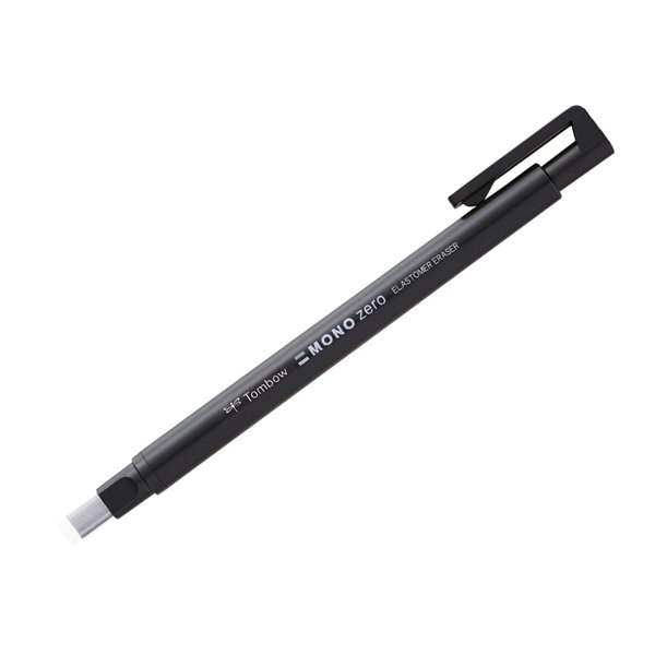 Portagomas Tombow Con Clip Mono Zero Punta Rectangular 2,5X5 Mm