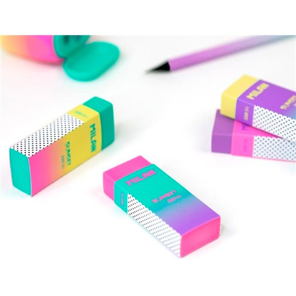 Goma De Borrar Milan Nata 320 Sunset Colores Surtidos