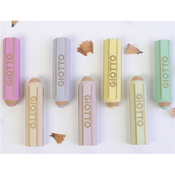 Goma De Borrar Giotto Happy Gomma Pastel Forma De Lapiz