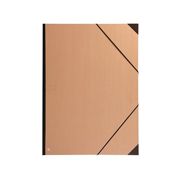 Carpeta Planos Clairefontaine Din A3 Con Gomas Kraft Marron Verjurado