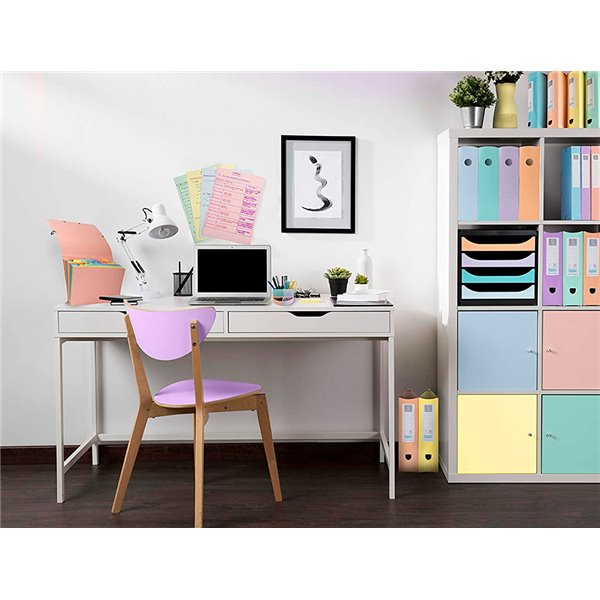 Carpeta De Proyectos Exacompta Aquarel Carton Forrado Din A4 Lomo 40 Mm Colores Pastel Surtidos