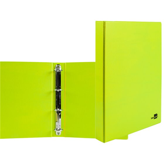 Carpeta De 4 Anillas 25 Mm Mixtas Liderpapel A4 Carton Forrado Pvc Verde