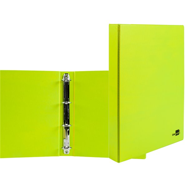Carpeta De 4 Anillas 25 Mm Mixtas Liderpapel A4 Carton Forrado Pvc Verde