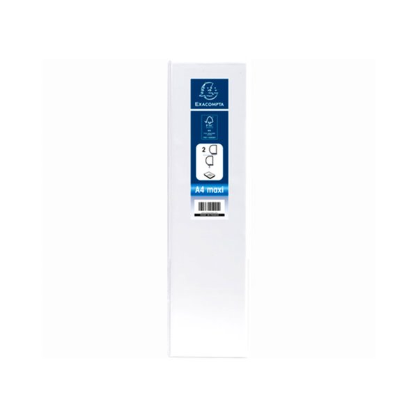 Carpeta Exacompta Canguro 2 Anillas 60 Mm Din A4+ Carton Forrado Polipropileno Personalizable 3 Bolsillos