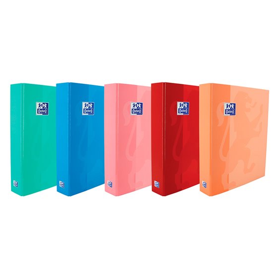 Carpeta De Anillas Oxford School Din A4+ Tapa Extradura 4 Anillas 40 Mm Colores Tendencias Surtidos Surtidos