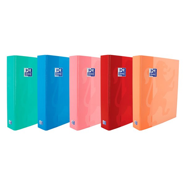 Carpeta De Anillas Oxford School Din A4+ Tapa Extradura 4 Anillas 25 Mm Colores Tendencias Surtidos Surtidos