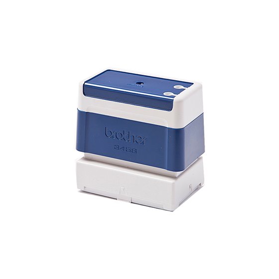 Sello Automatico Brother 34 Mm X 58 Mm Azul