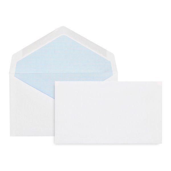 Sobre Liderpapel Blanco Con Fondo 95X162 Mm Engomado Solapa De Pico Paquete De 25 Unidades