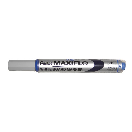 Rotulador Maxiflo Pentel Para Pizarra Blanca Color Azul