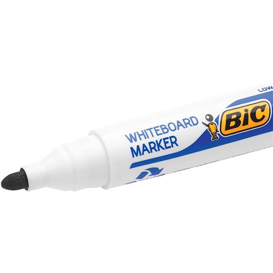 Rotulador Bic Velleda Para Pizarra Azul Punta Redonda 1,3 Mm