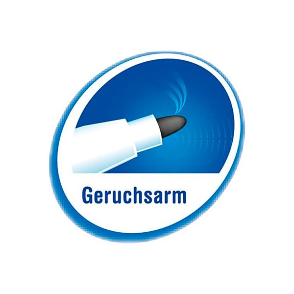 Rotulador Bic Velleda Para Pizarra Azul Punta Redonda 1,3 Mm