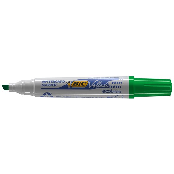 Rotulador Bic Velleda Para Pizarra Verde Punta Biselada 5,9 Mm
