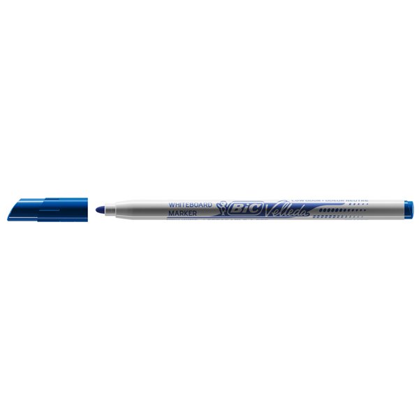 Rotulador Bic Velleda Fino Para Pizarra Azul Punta Redonda 1 Mm