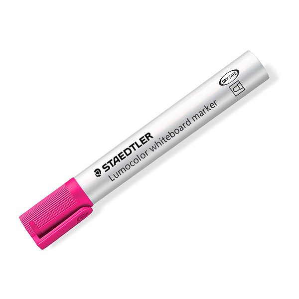 Rotulador Staedtler Lumocolor 351 Para Pizarra Blanca Punta Redonda 2 Mm Recargable Color Rosa