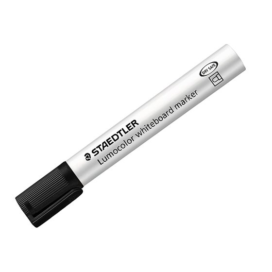 Rotulador Staedtler Lumocolor 351 Para Pizarra Blanca Punta Redonda 2 Mm Recargable Color Negro