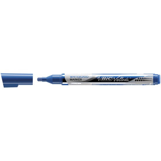 Rotulador Bic Velleda Liquid Pocket Punta Redonda 2,2 Mm Azul