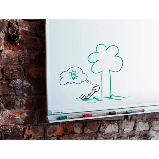 Rotulador Edding 28 Para Pizarra Blanca Ecoline 90% Reciclado Color Rojo Punta Redonda 1,5-3 Mm Recargable