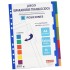Separador Plástico GRAFOPLAS A4 11 Taladros 6 Colores