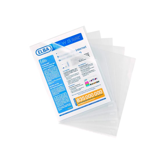 Carpeta Dossier Uñero Elba Standard Folio Plastico 140 Mc Piel Naranja Caja De 100 Unidades