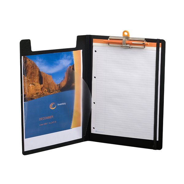 Carpeta Exacompta Exactive Con Tapa Polipropileno Negro Con Pinza Y Portaboligrafo Din A4