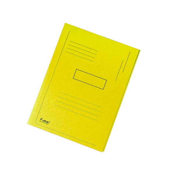 Subcarpeta Cartulina Reciclada Exacompta A4 Amarillo 280G/M2 Con 2 Solapas Interior