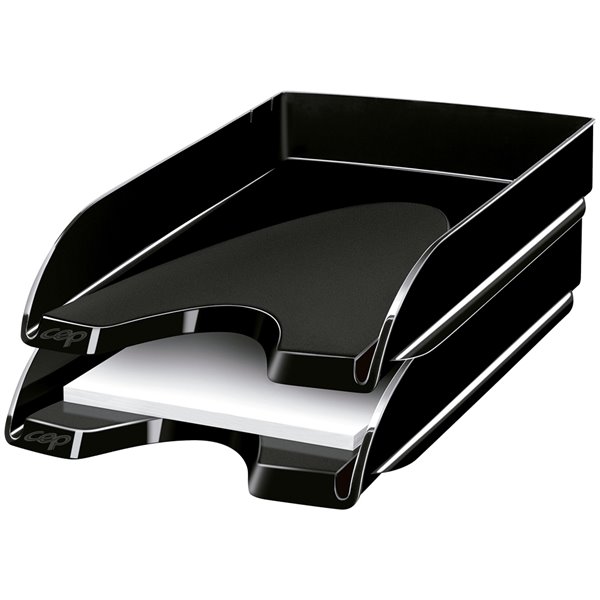 Bandeja Sobremesa Cep Plastico Negra 348X257X66 Mm