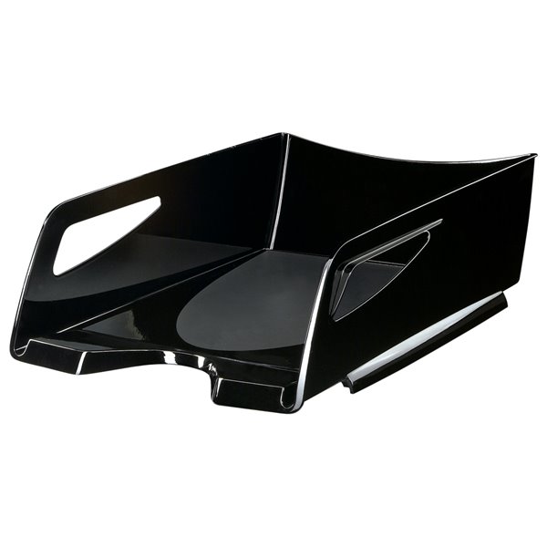 Bandeja Sobremesa Cep Maxi De Gran Capacidad 386X270X115 Mm Plastico Negra