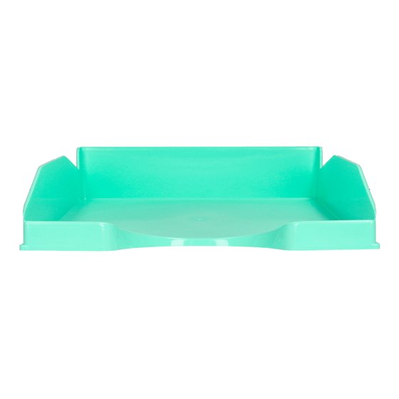 Bandeja Sobremesa Plastico Q-Connect Verde Menta Opaco 240X70X340Mm